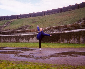 Theresa in Pompeii