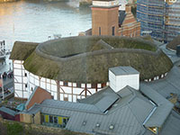 The Globe Theater from the Tate's East Room, a private events venue